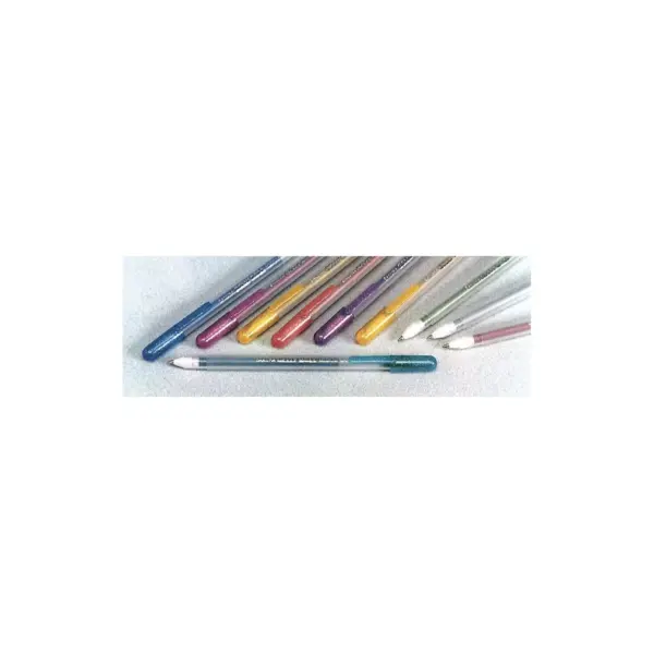 Sakura Gelly Roll Metallic Pens, 1 mm Tip, Assorted Colors, set of 10