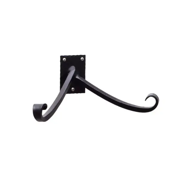 11.75" Y-Bracket with Hooks Black - ACHLA Designs