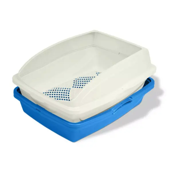 VAN NESS Sifting Framed Cat Litter Pan - Blue