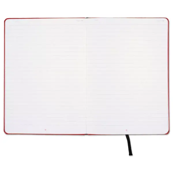 Mead Casebound Hardcover Notebook Legal Rule Red Cover 5 3/4 x 8 1/4 71 Sheets/Pd 400065003