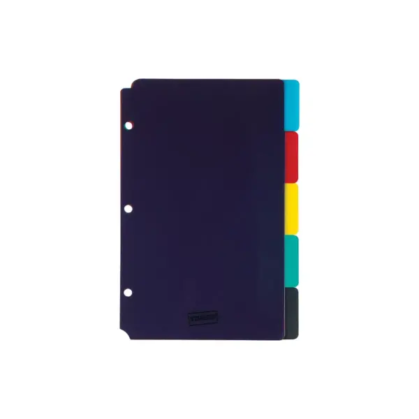 Staples Dividers 5-Tab Assorted Colors Set (40908) 354572