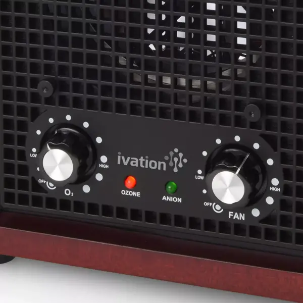 Ivation Ozone Generator Purifies up to 3,500Sq/Ft - Cherry Wood