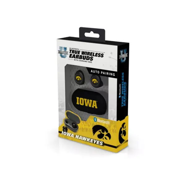 NCAA Iowa Hawkeyes True Wireless Earbuds