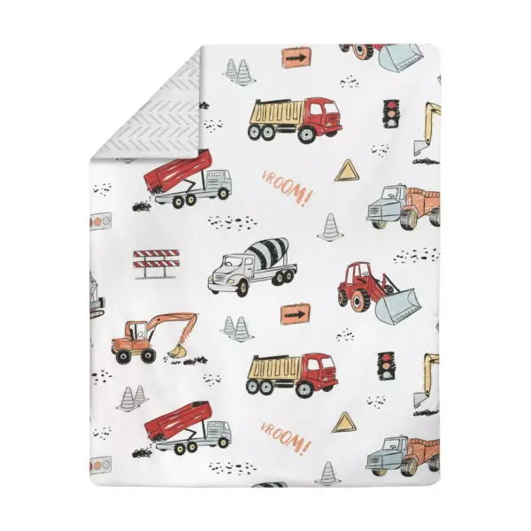 Toddler Construction Truck Bedding Set - Sweet Jojo Designs