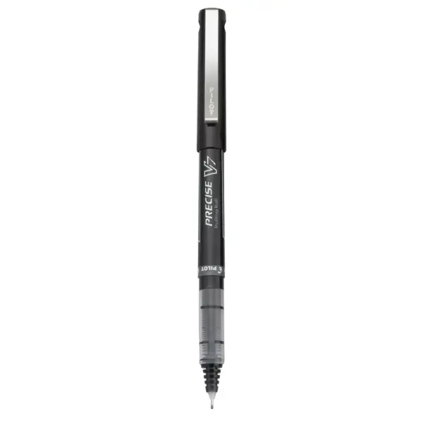 Pilot 3ct Precise V7 Rolling Ball Pens Fine Point 0.7mm Black