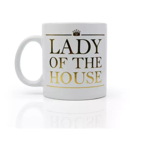 Toynk "Lady of the House" Downton Abbey Inspired Coffee Mug | Large Ceramic Mug | 20 Ounces