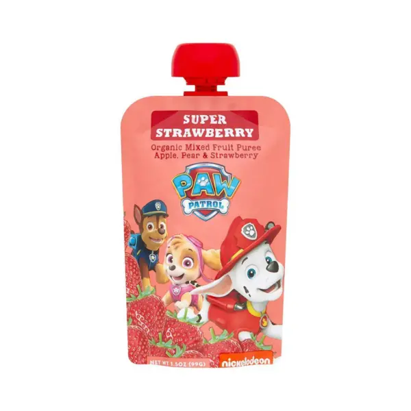 PAW Patrol Super Strawberry Organic Blended Fruit Snack - 3.5oz