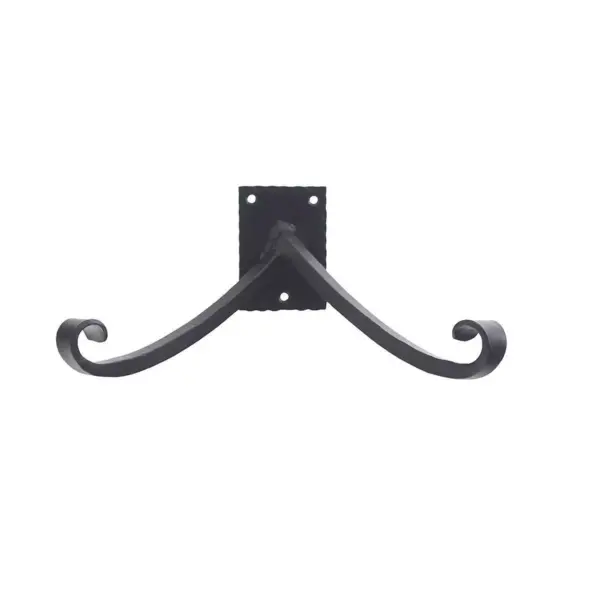 11.75" Y-Bracket with Hooks Black - ACHLA Designs