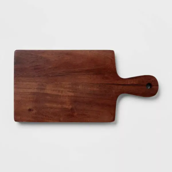 10" x 5" Wooden Single Serve Mini Cheese Board - Threshold™