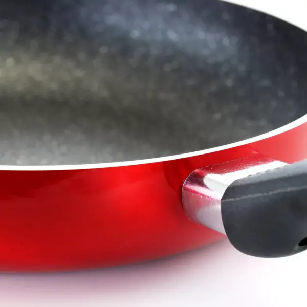 Oster Merrion 9.5 Inch Aluminum Frying Pan in Red