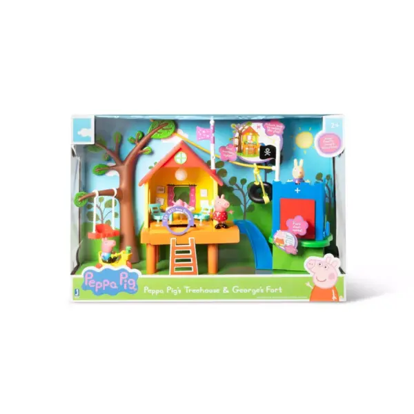 Peppa Pig's Treehouse and George's Fort Playset