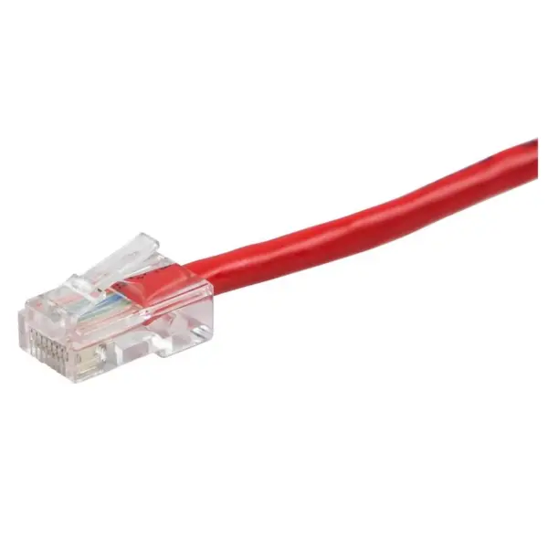 Monoprice Cat6 Ethernet Patch Cable - 15 Feet - Red | Network Internet Cord - RJ45, Stranded, 550Mhz, UTP, Pure Bare Copper Wire, 24AWG - Zeroboot