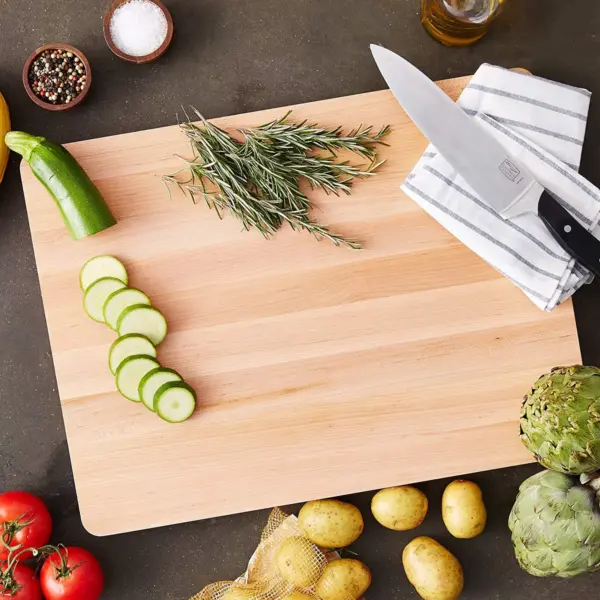 John Boos Block 214 Chop-N-Slice 20 x 15 Inch Northern Maple Hard Wood Reversible Kitchen Cutting Board