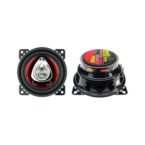 BOSS CH4220 4" 200W 2-Way Car Audio Coaxial Speakers Stereo Red PAIR