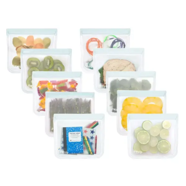 (re)zip Lay-Flat Lunch Family Pack - Clear - 10pk