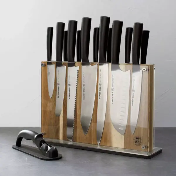 Schmidt Brothers Cutlery Carbon 6 15pc Knife Block Set