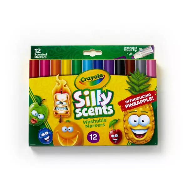 Crayola 12ct Silly Scents Markers Chisel Tip