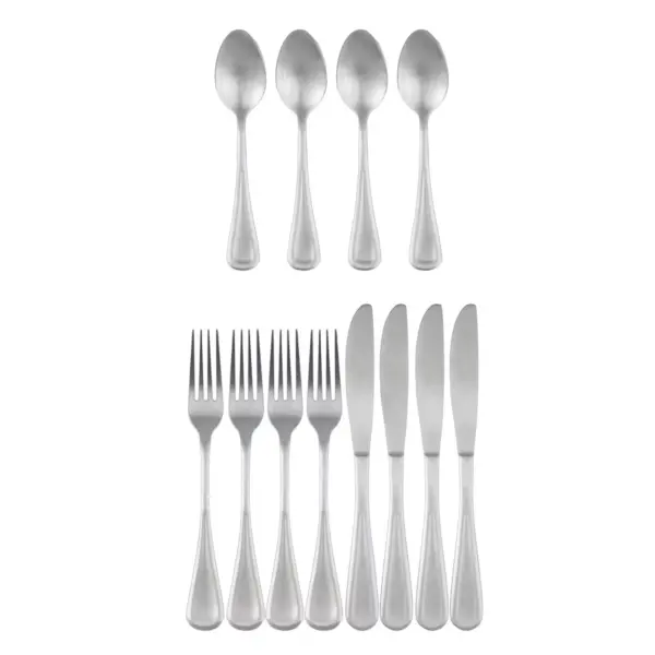 13pc Stainless Steel Olisa Satin Silverware Set - Cambridge Silversmiths