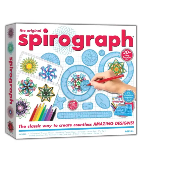 The Original Spirograph Drawing Set with Markers