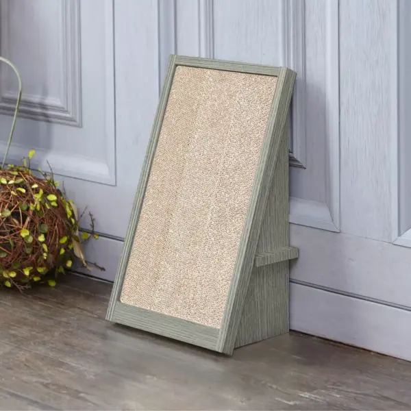 Way Basics Eco Incline Cat Scratcher - Gray