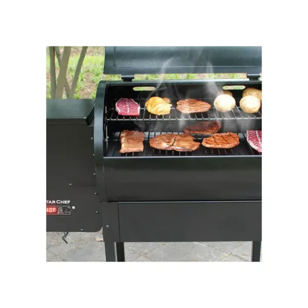 Lifesmart SCS-P1500B 1500 Wood Pellet Grill