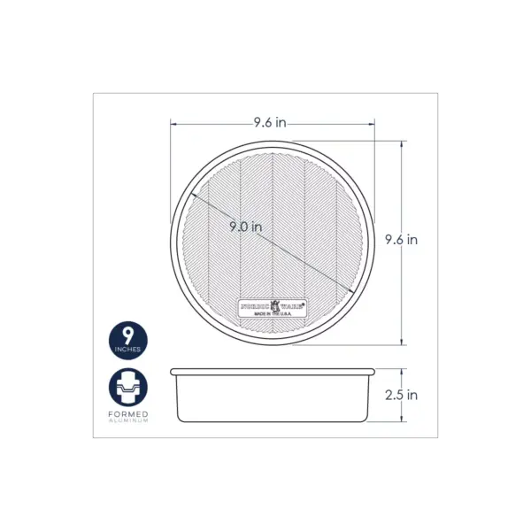 Nordic Ware 9" Round Prism Cake Pan