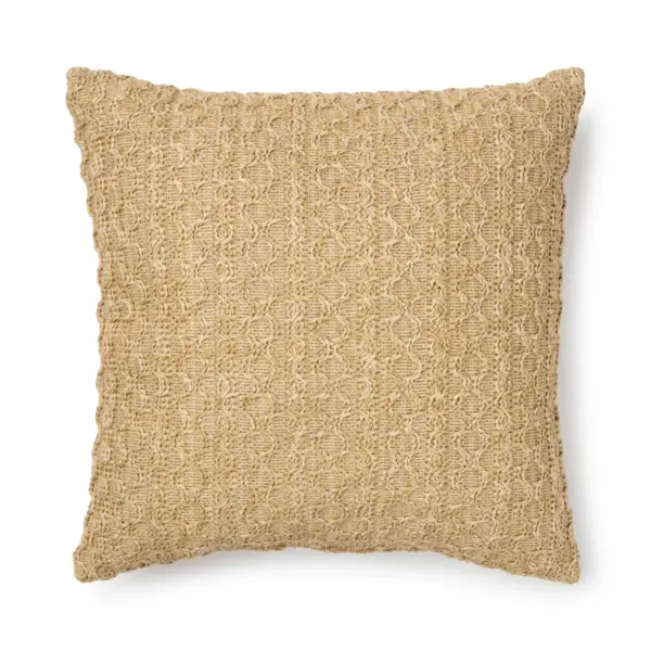 2pc Throw Pillow Set DuraSeason Fabric™ Macrame Natural - Opalhouse™