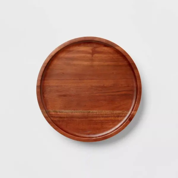 10" Wood Cake Stand - Threshold™