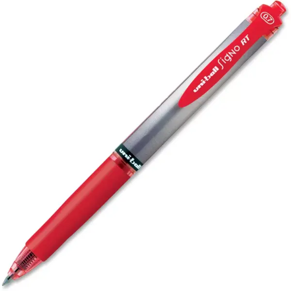 uni-ball Signo Gel RT Roller Ball Retractable Gel Pen Red Ink Medium Dozen 65942