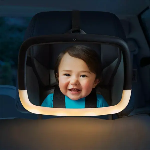 Munchkin Brica Night Light Baby In-Sight Pivot Car Mirror