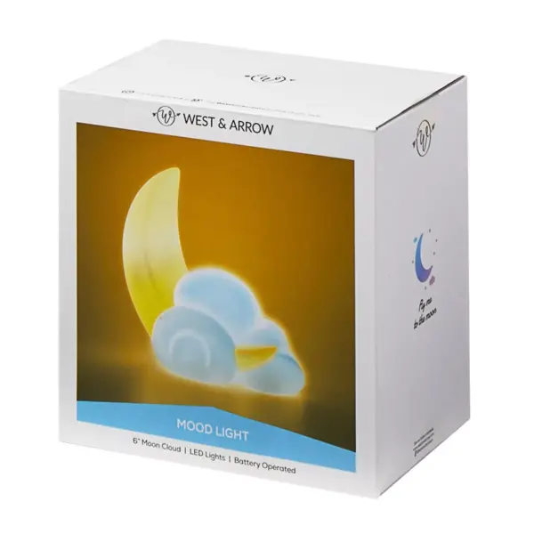 Moon and Cloud Mood Light - West & Arrow