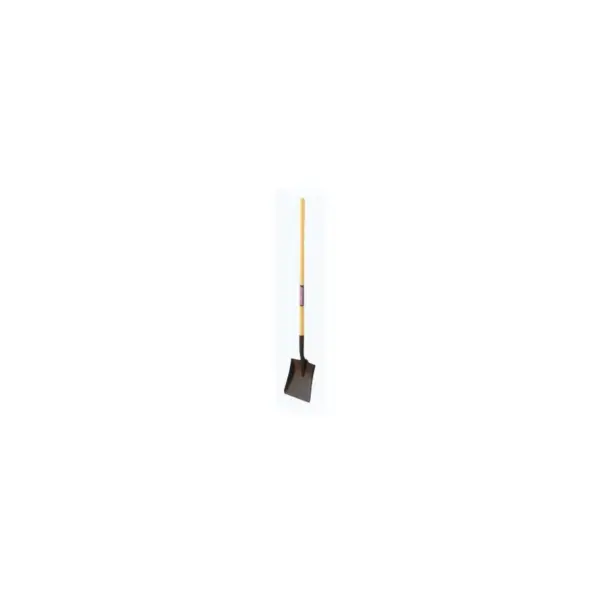 WESTWARD 46MP81 Square Point Shovel,Steel,Yellow