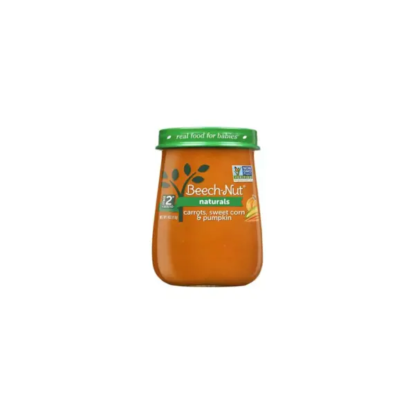 Beech-Nut Naturals Carrots, Sweet Corn & Pumpkin Baby Food Jar - 4oz