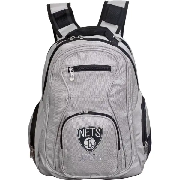 NBA Brooklyn Nets Gray Laptop Backpack