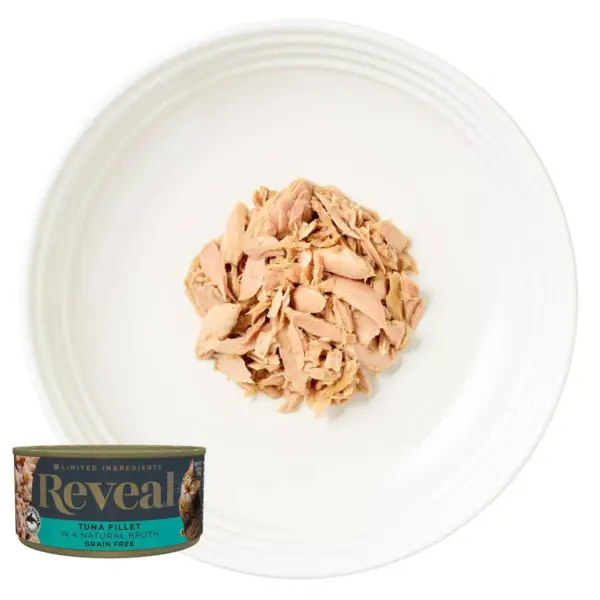 Reveal Grain Free Fish Selection In Broth Wet Cat Food - 2.47oz/12ct