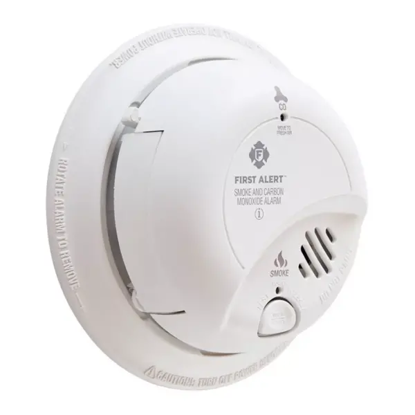 First Alert Hardwired Smoke and Carbon Monoxide Detector with Battery Backup White