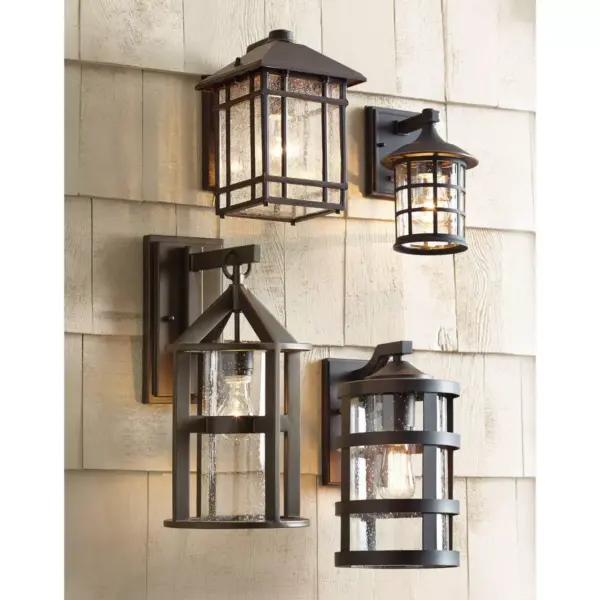 Kathy Ireland Jardin du Jour 11" High Bronze Outdoor Wall Light