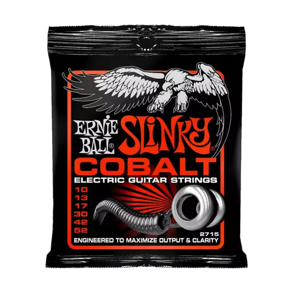 Ernie Ball 2715 Cobalt Skinny Top Heavy Bottom Electric Guitar Strings