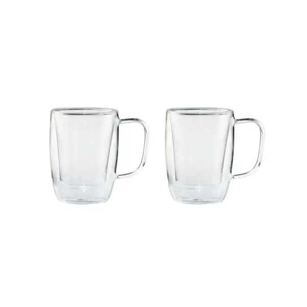 Henckels Double-Wall Glassware 2-pc 4.5oz. Double Espresso Mug Set