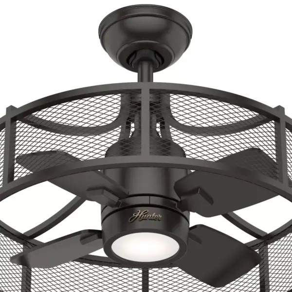 30" Seattle Ceiling Fan with Wall Control Bronze (Includes LED Light Bulb) - Hunter Fan