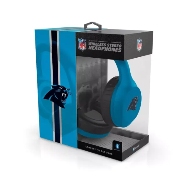 NFL Carolina Panthers Wireless Headphones