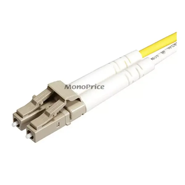 Monoprice Fiber Optic Cable - 3 Meter - Orange | LC to SC OM1, 62.5/125 Type, Multi Mode, Duplex