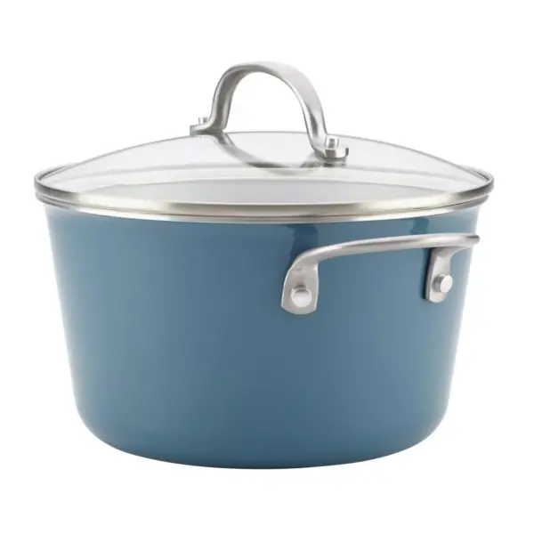 Ayesha Curry 4.5qt Covered Sauce Pot Blue