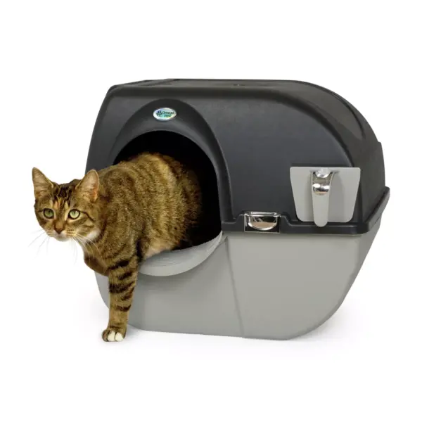 Omega Paw EL-RA20-1 Roll N Clean Self Separating Self Cleaning Litter Box, Large