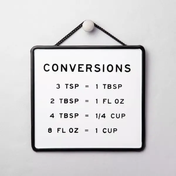 Kitchen Conversions Wall Sign Black/White - Hearth & Hand™ with Magnolia