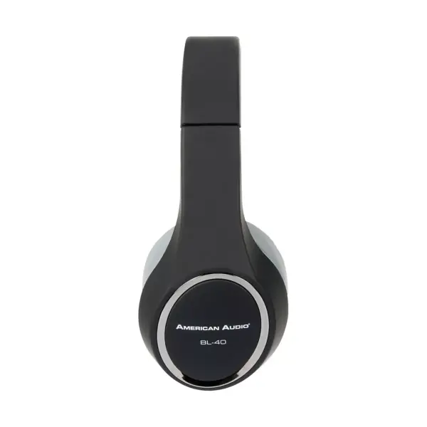 American Audio BL-40 Folding On-Ear Headphones Black