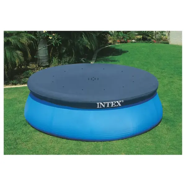 Intex 9.3 Foot Easy Set Above Ground Swimming Pool Debris Vinyl Round Cover