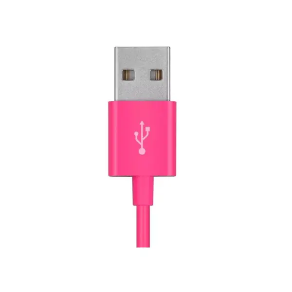 Monoprice USB Type-A to Micro Type-B Cable - 10 Feet - Pink | 2.4A, 22/30AWG - Select Series