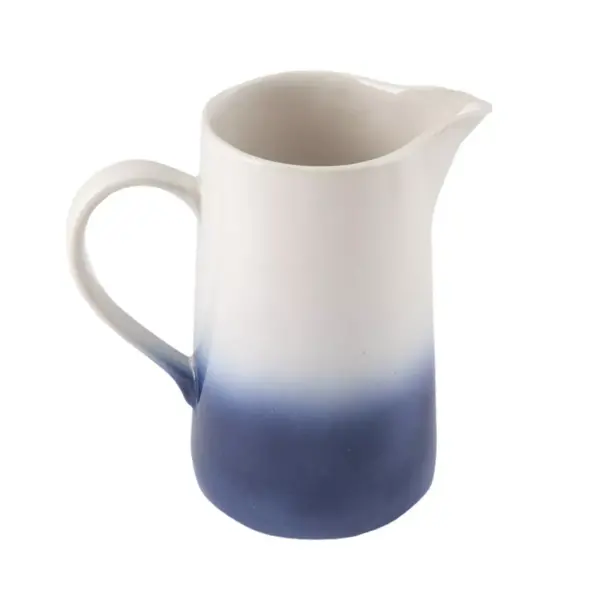 36oz Ceramic Ombre Beverage Pitcher Blue - Thirstystone