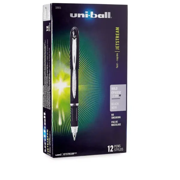 uni-ball JETSTREAM Rollerball Pens, Bold Point 33921